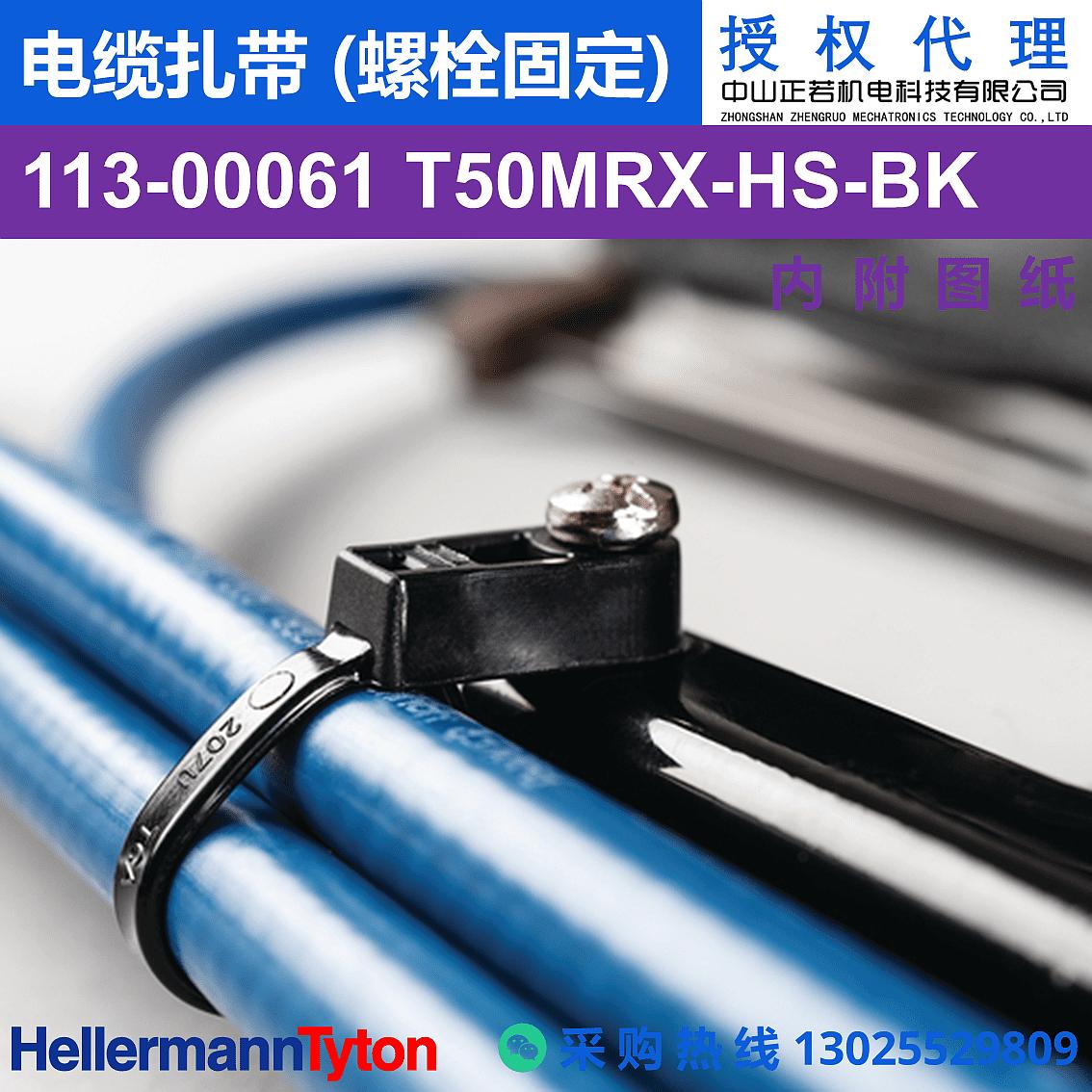 113-00061 T50MRX 电缆扎带 (螺栓固定) (耐温105℃) 图片1